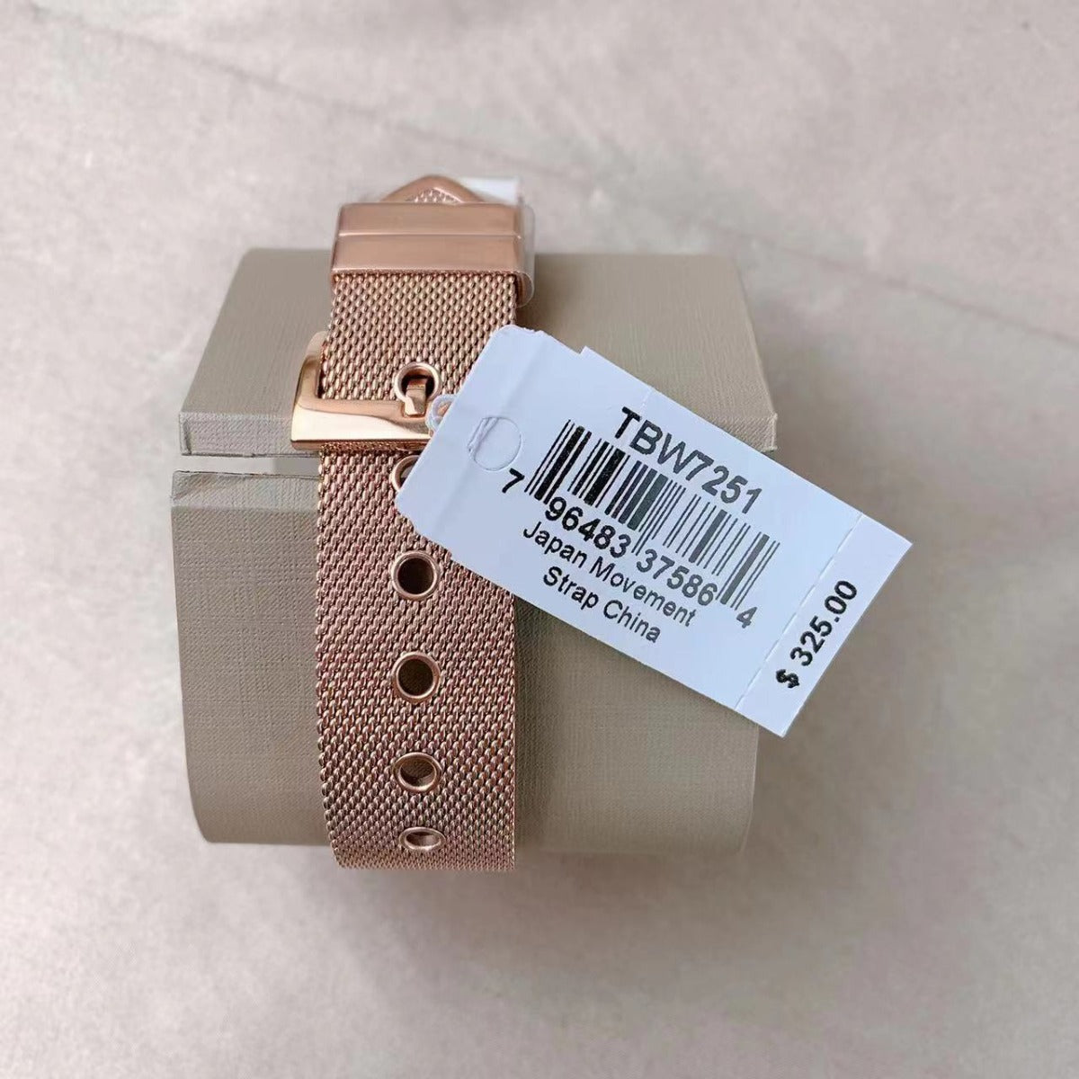 Tory Burch TBW7251 Phipps Womens Stainless Steel Watch Rose Gold Tory Burch TBW7251 Phipps Womens Stainless Steel Watch Rose Gold